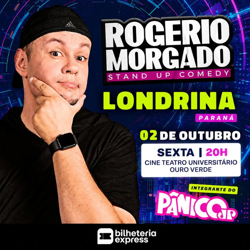 Rogério Morgado: Stand Up Imperdível em Londrina