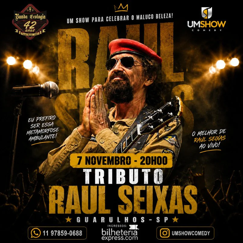 Tributo Raul Seixas em Guarulhos - Banda Ecologia