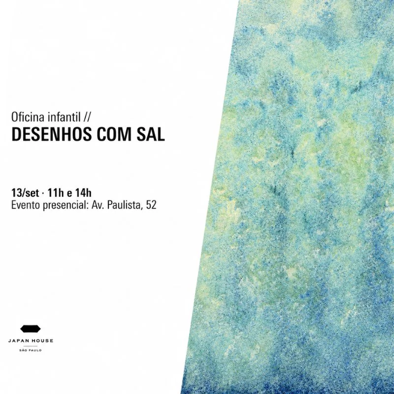 Oficina infantil - Desenhos com sal