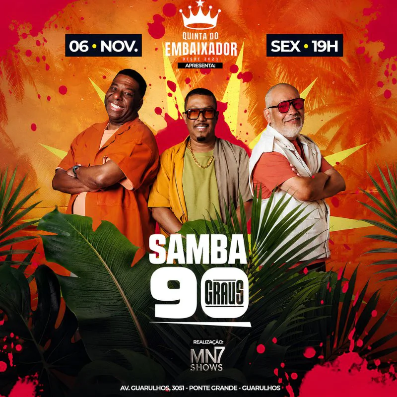 Samba 90 Graus em Guarulhos