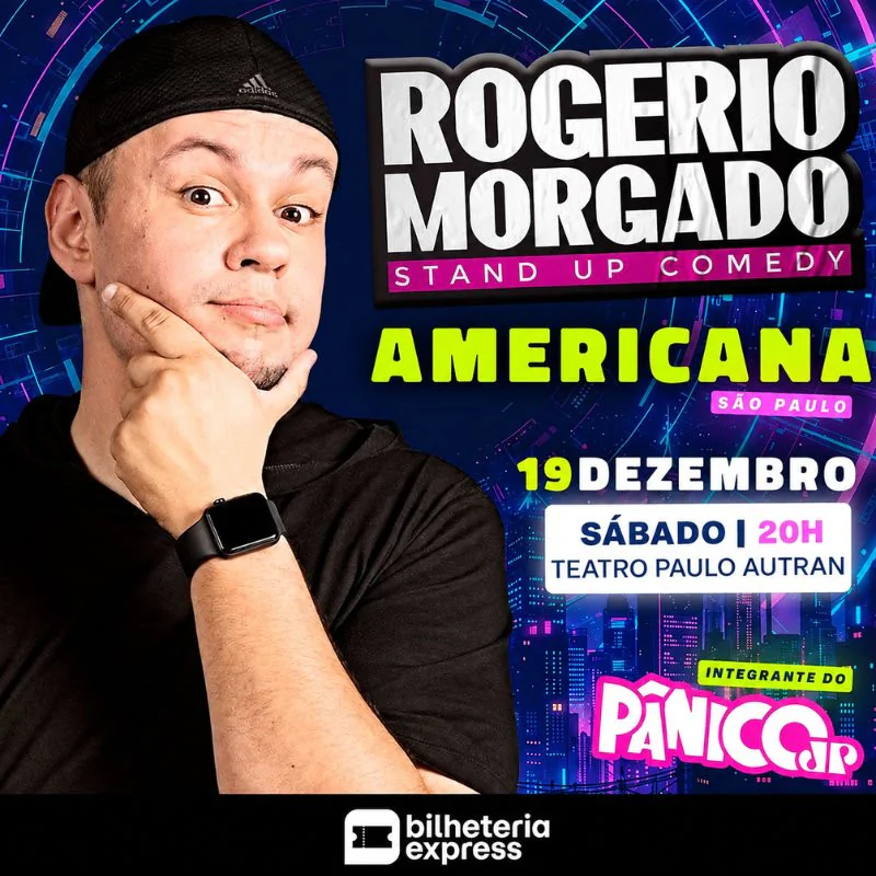 Rogério Morgado: Stand Up Imperdível em Americana