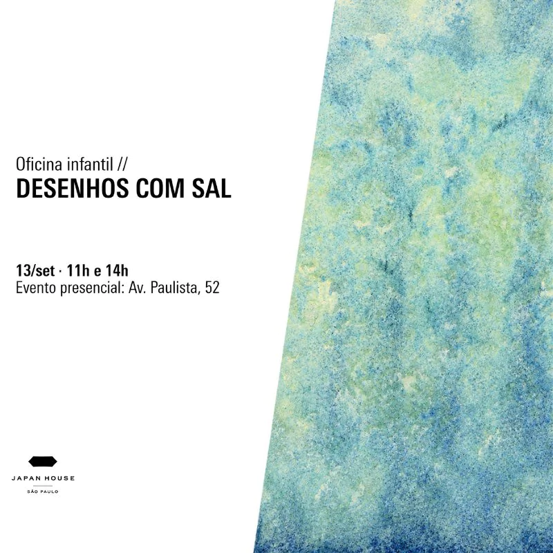 FILA DE ESPERA 14H - Oficina infantil - Desenhos com sal