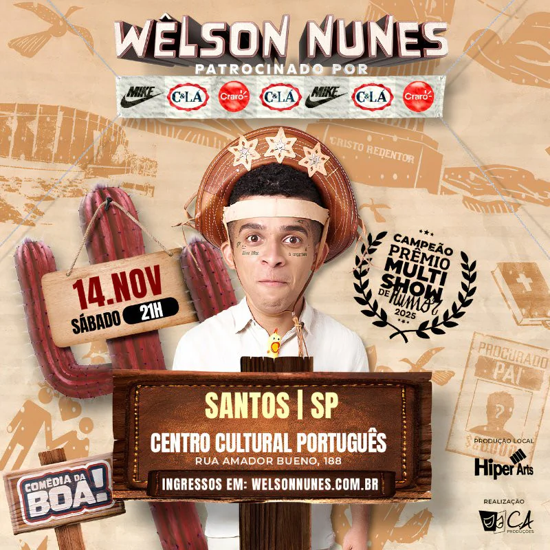 Wêlson Nunes em Santos