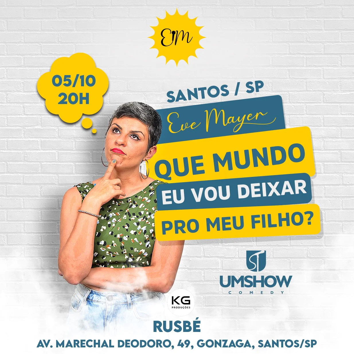 Eve Mayer em Santos