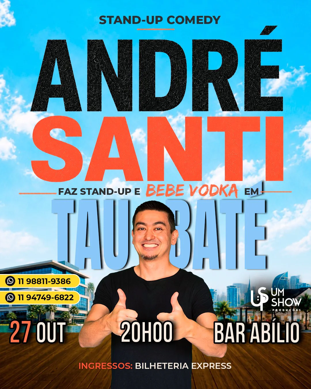 André Santi em Taubaté no Bar Abilio