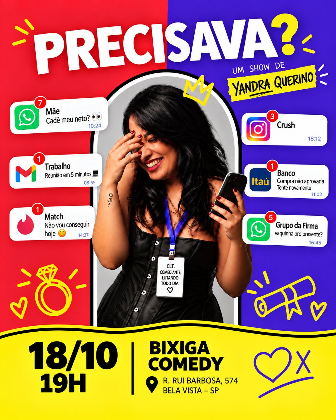 Yandra Querino - Precisava? - SP - Bixiga Comedy