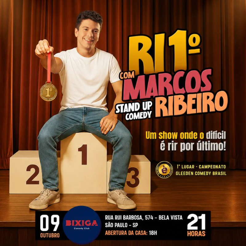  Ri primeiro com Marcos Ribeiro - Stand Up Comedy