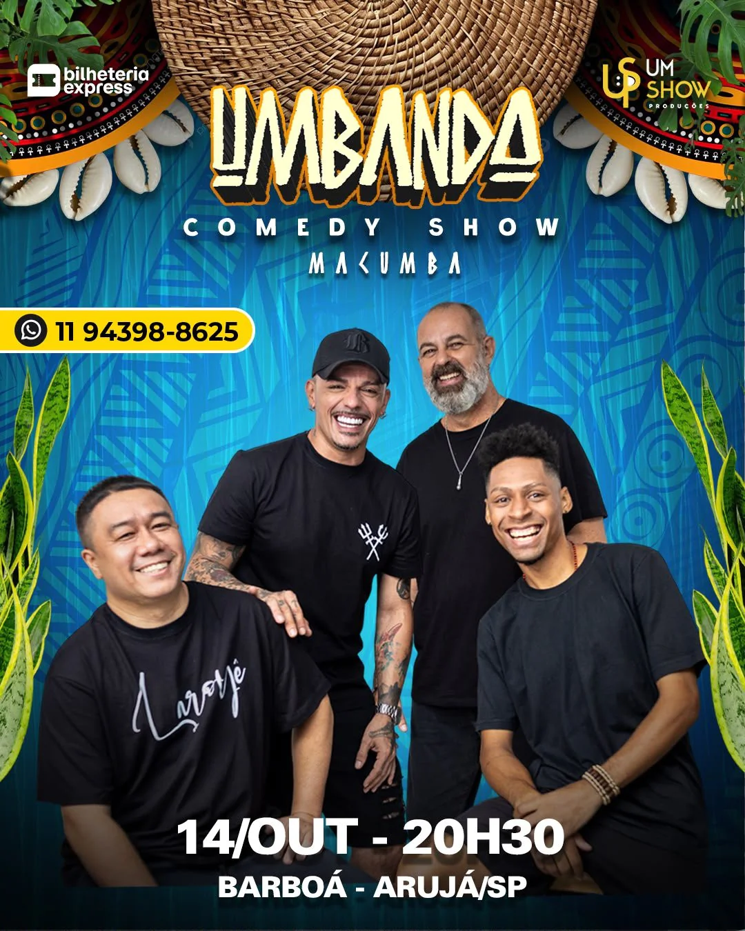 Umbanda Comedy Show em Arujá no Barboá