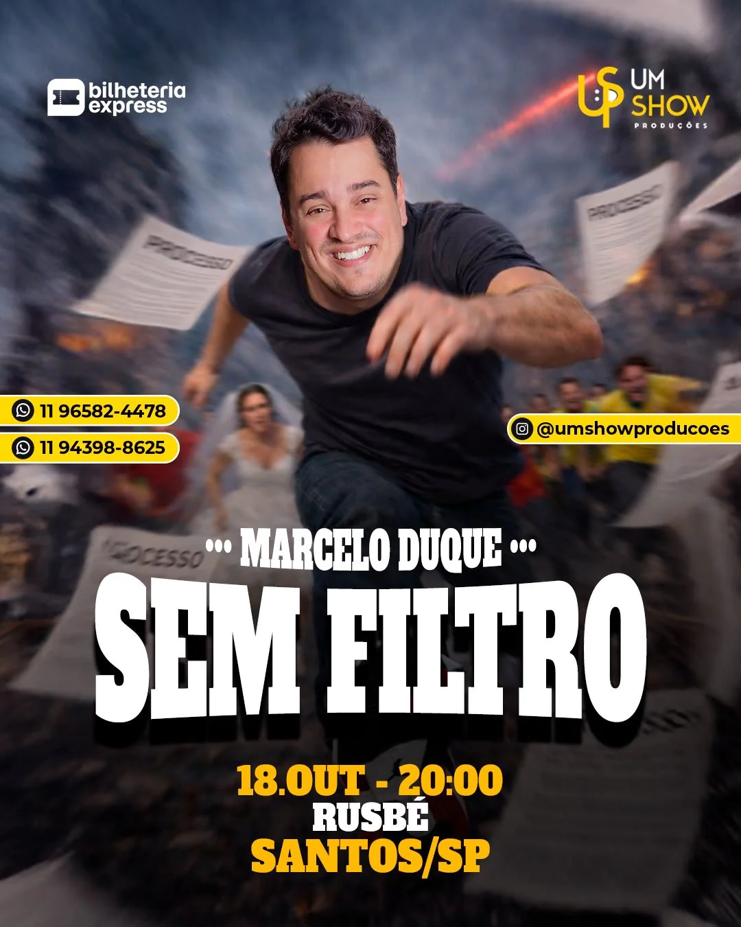Marcelo Duque em Santos