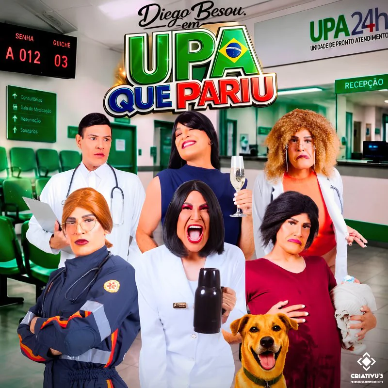 Diego Besou na Vila Sônia | UPA Que Pariu