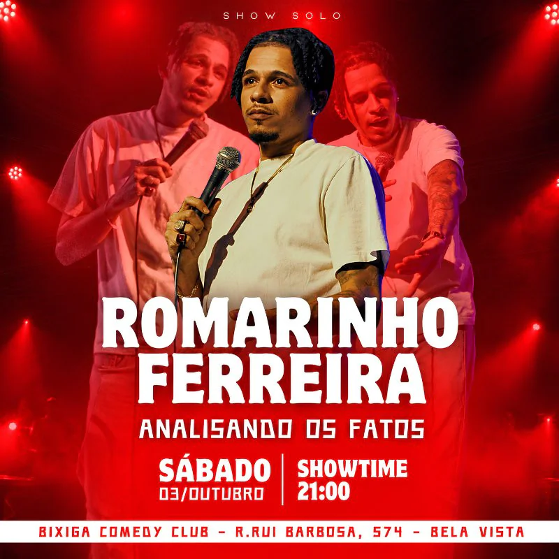 Romarinho Ferreira em Analisando os Fatos - Stand Up Comedy