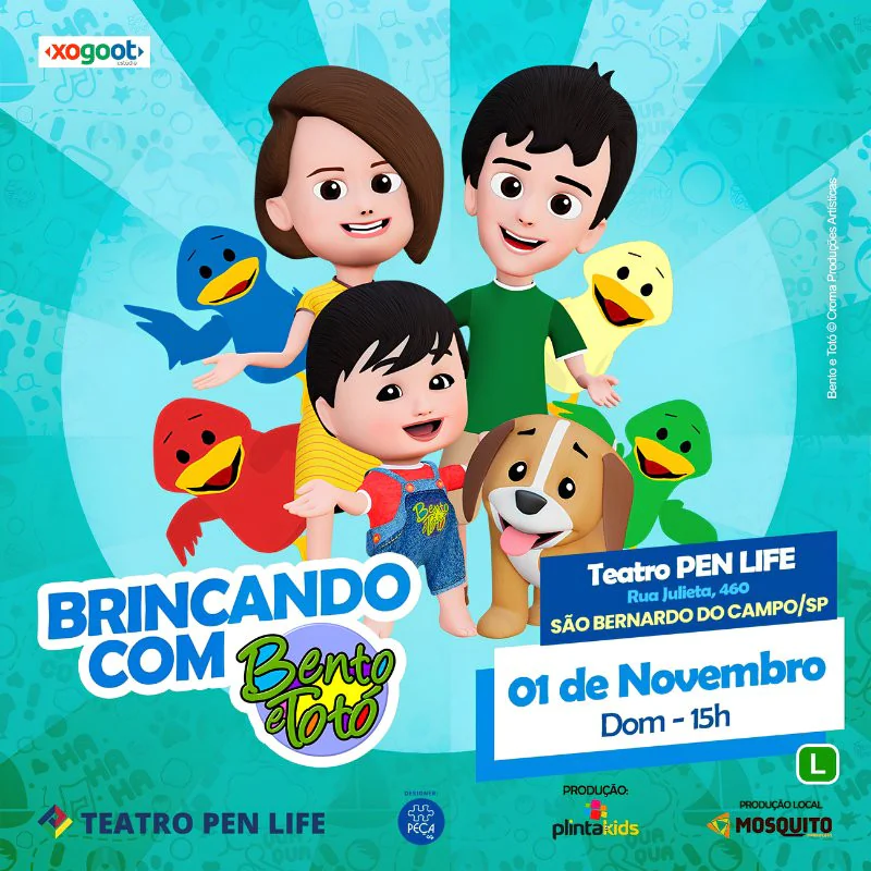 Brincando com o Bento e Totó