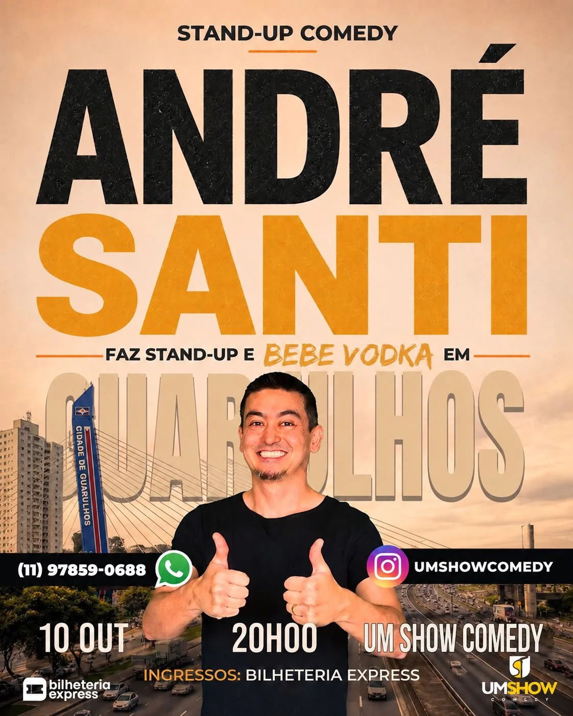 André Santi em Guarulhos