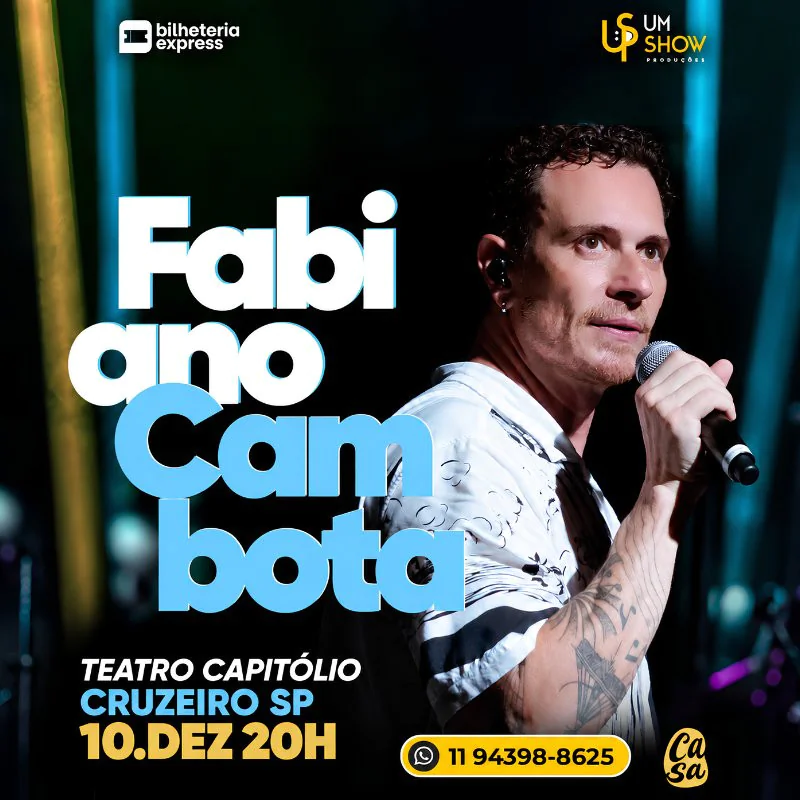 Fabiano Cambota em Cruzeiro