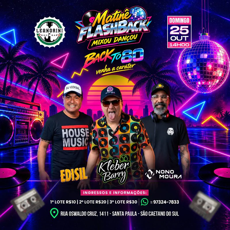 Matinê Flashback Mixou Dançou