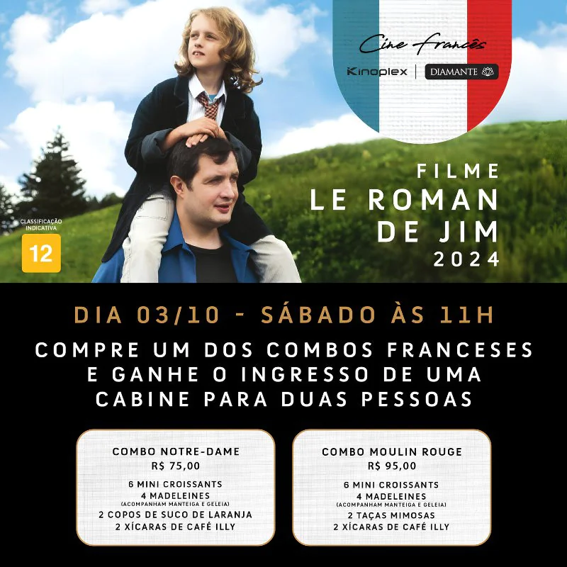 Sessão Especial Cine Frances | Filme: Le Roman de Jim