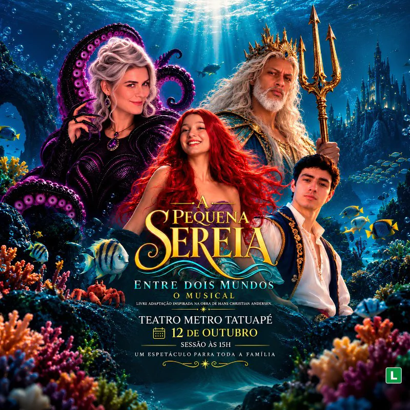 A Pequena Sereia - Entre Dois Mundos - O Musical