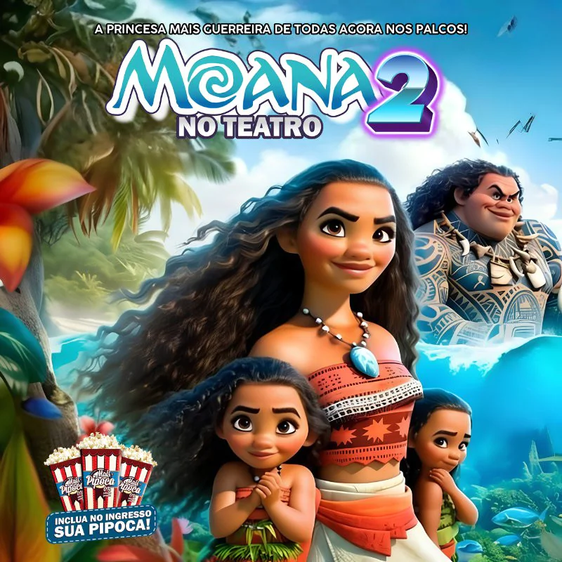Moana 2 no Teatro