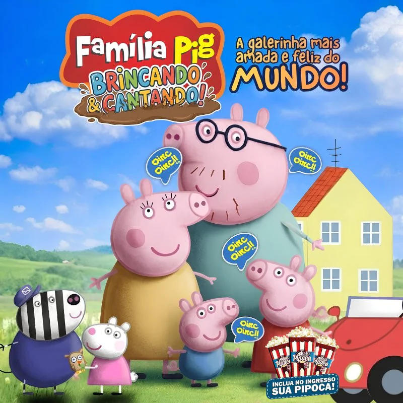 Família Pig Brincando e Cantando!