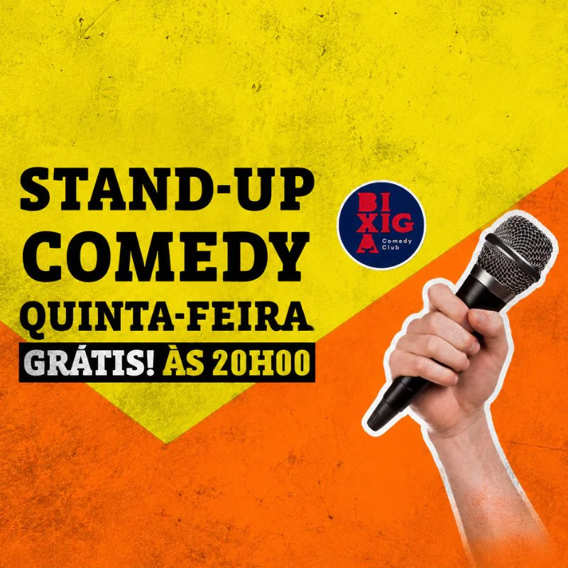 GRÁTIS - Quinta da Gargalhada 21h00 Stand Up Comedy