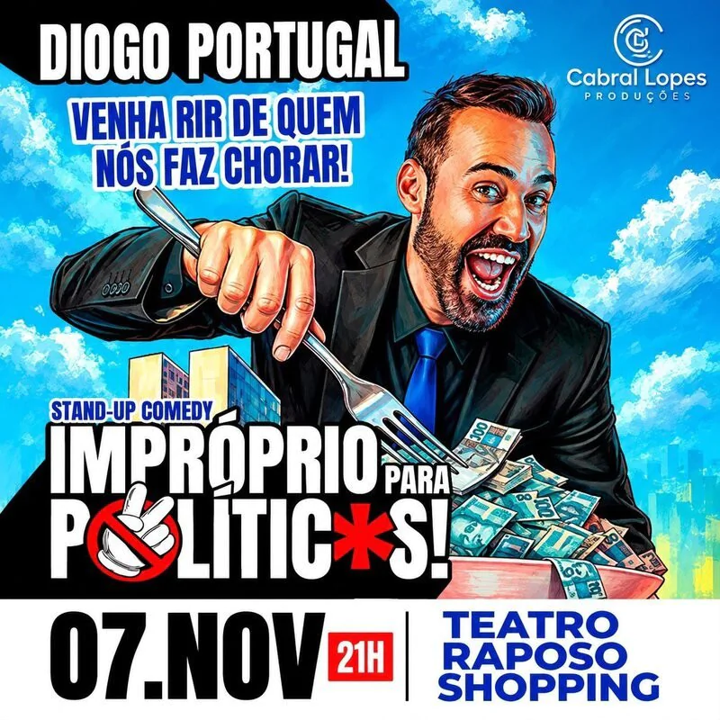 Diogo Portugal - Stand Up Comedy no Teatro Raposo Shopping