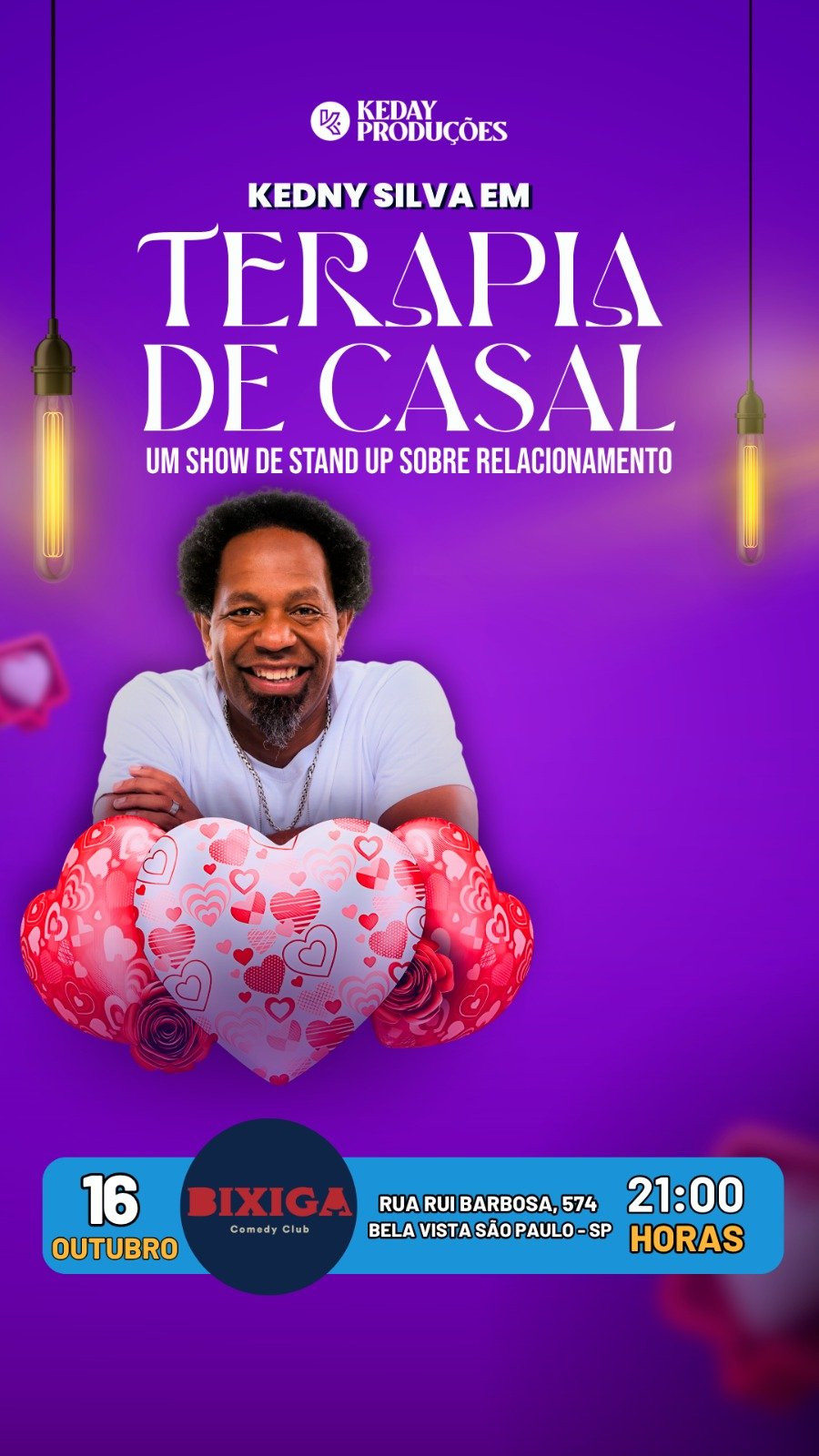 Kedny Silva - Terapia de Casal - SP - Bixiga Comedy