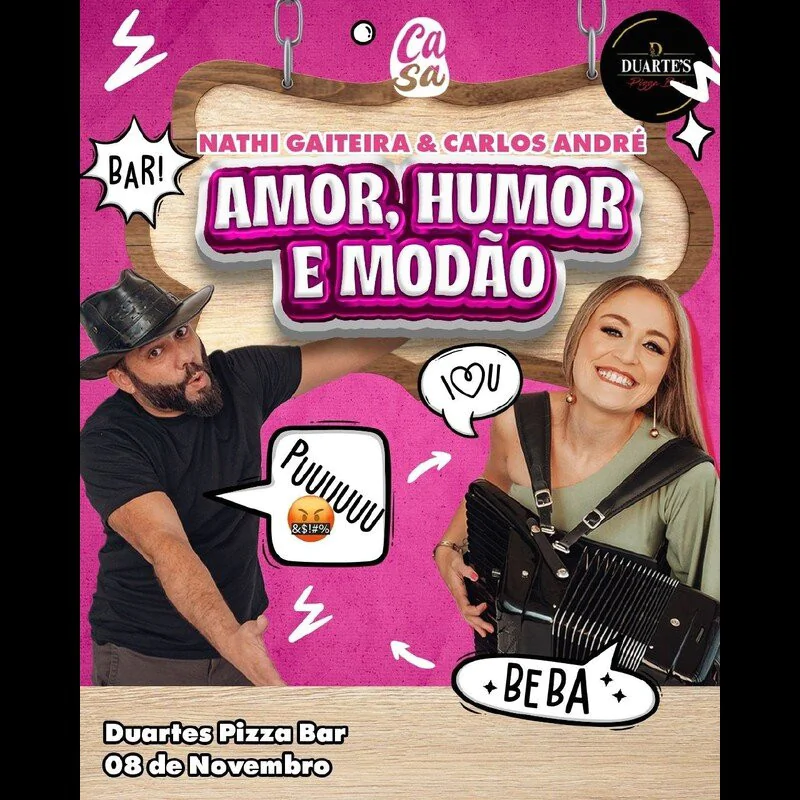 Naty Gaiteira e Carlos Andre - Amor, Humor e Modao