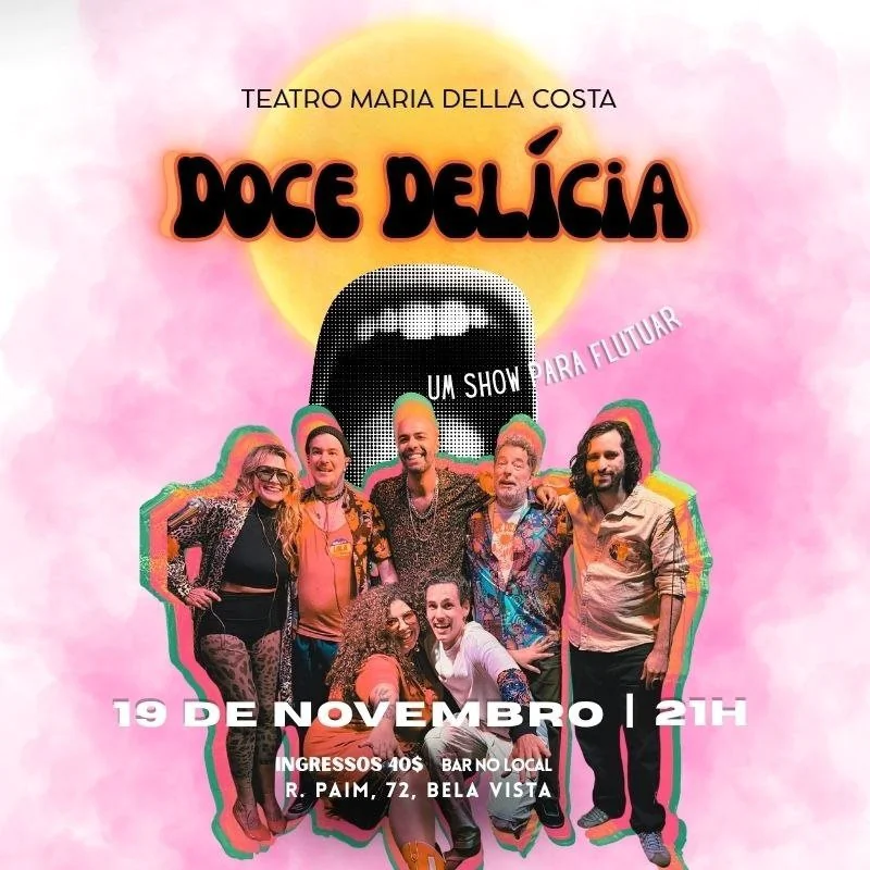 Show Banda DOCE DELÍCIA - Lançamento do álbum "Flutuante"