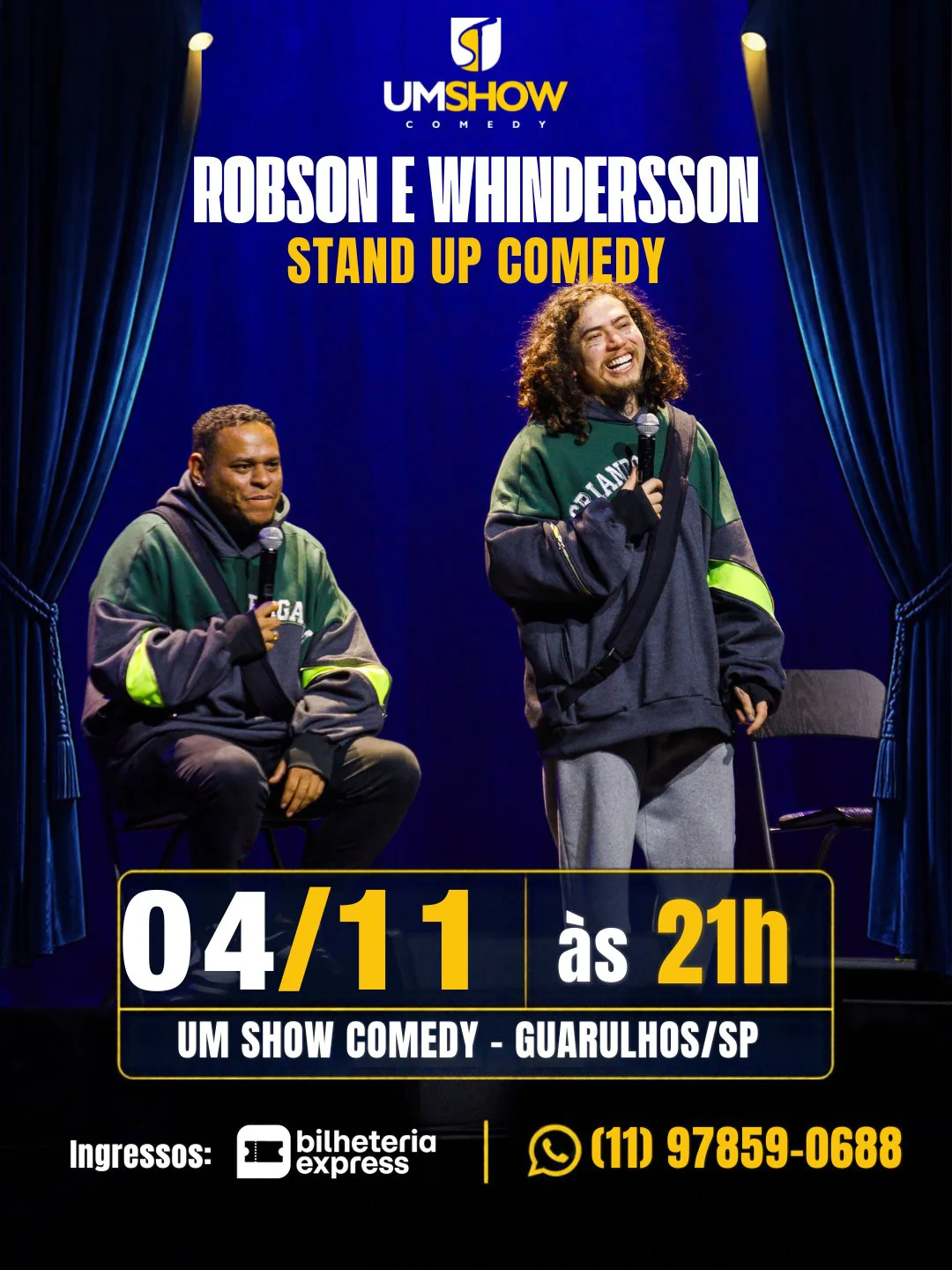 ROBSON SOUSA E WHINDERSSON NUNES EM GUARULHOS