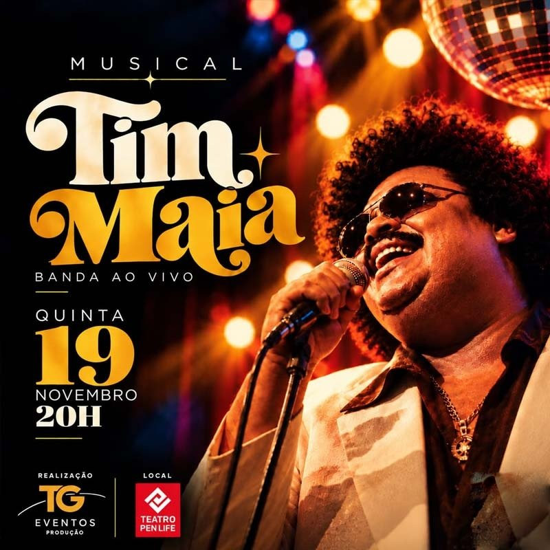 Musical Tim Maia - Com Banda ao Vivo
