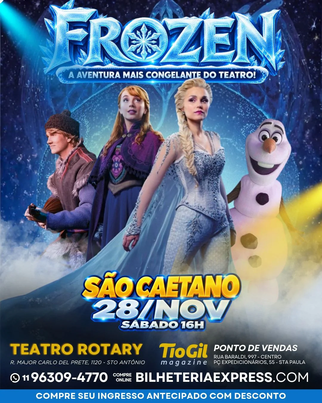 FROZEN Um Espetáculo Congelante