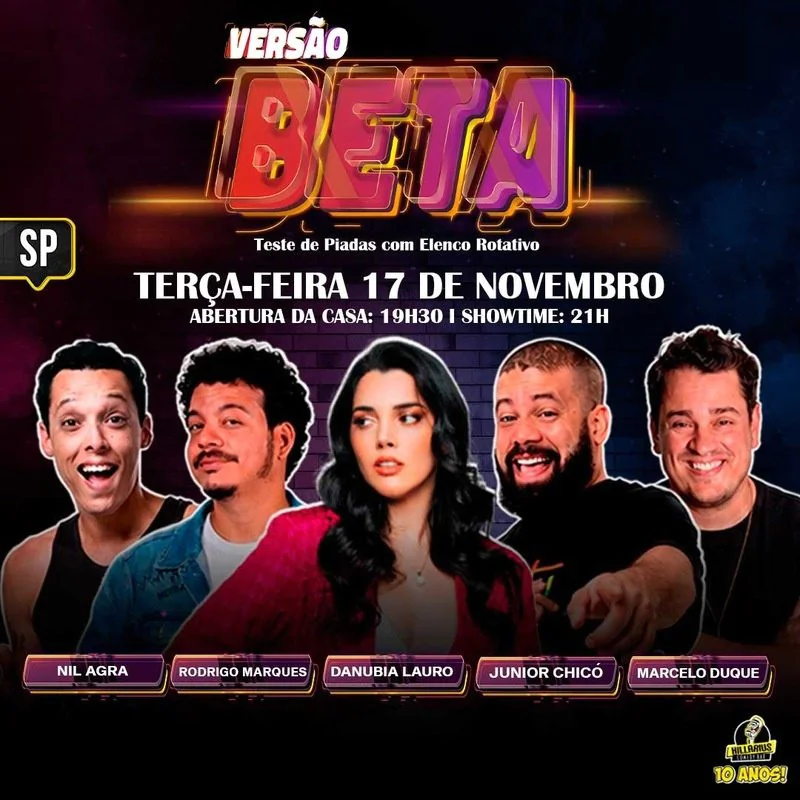 Nil, Duque, Chico, Rodrigo e Danúbia - Beta