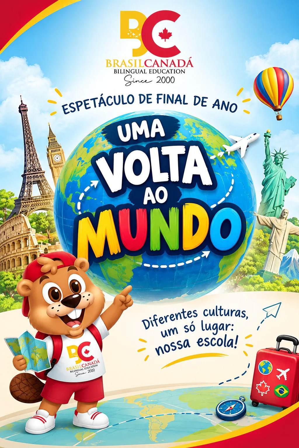 Espetáculo Uma volta ao Mundo - Brasil Canadá - 2026