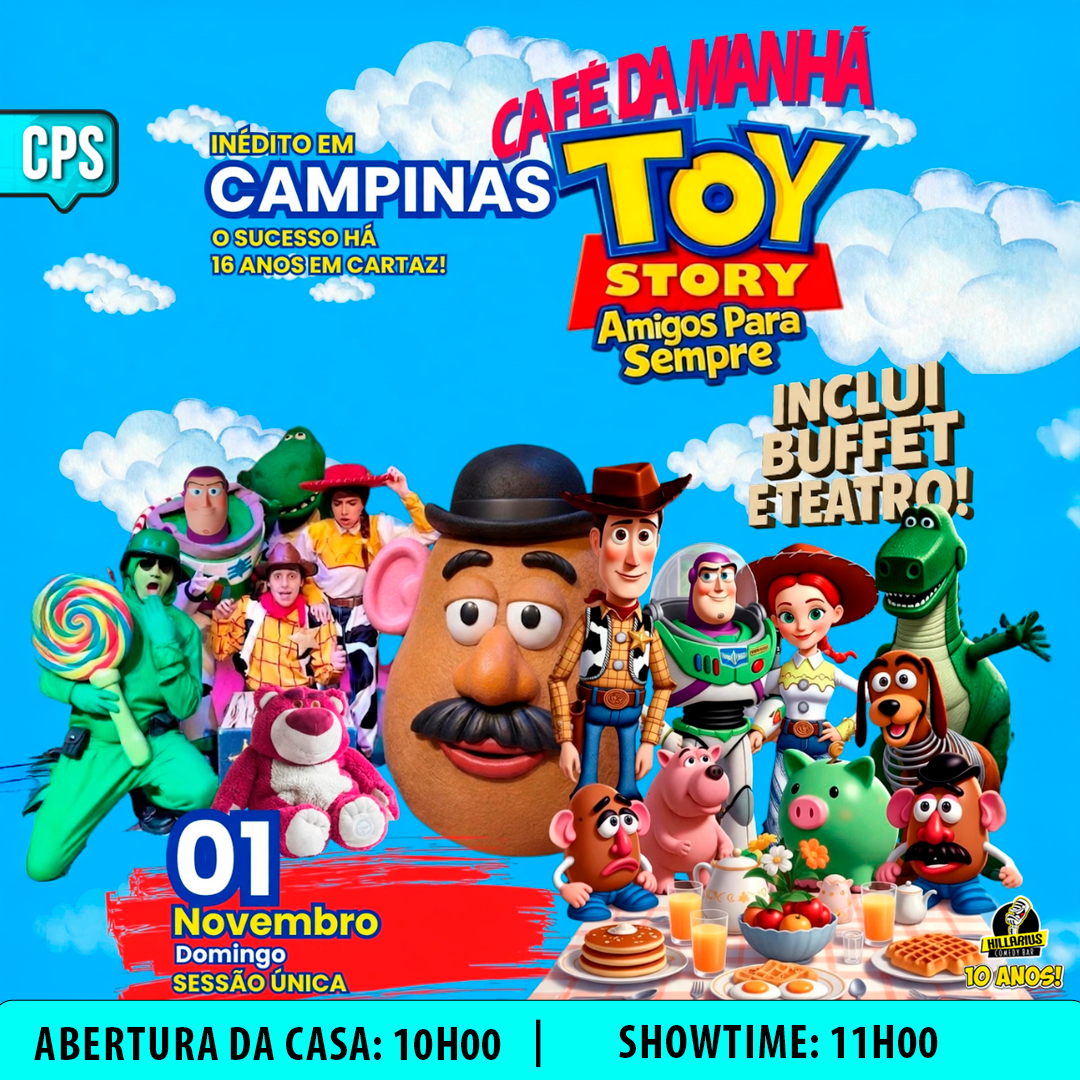 Café da Manhã Toy Story