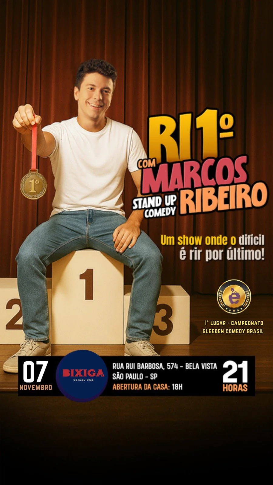 Richard Sakamoto e Rodrigo Bzerá em Perguntinha Show | SP | Bixiga Comedy
