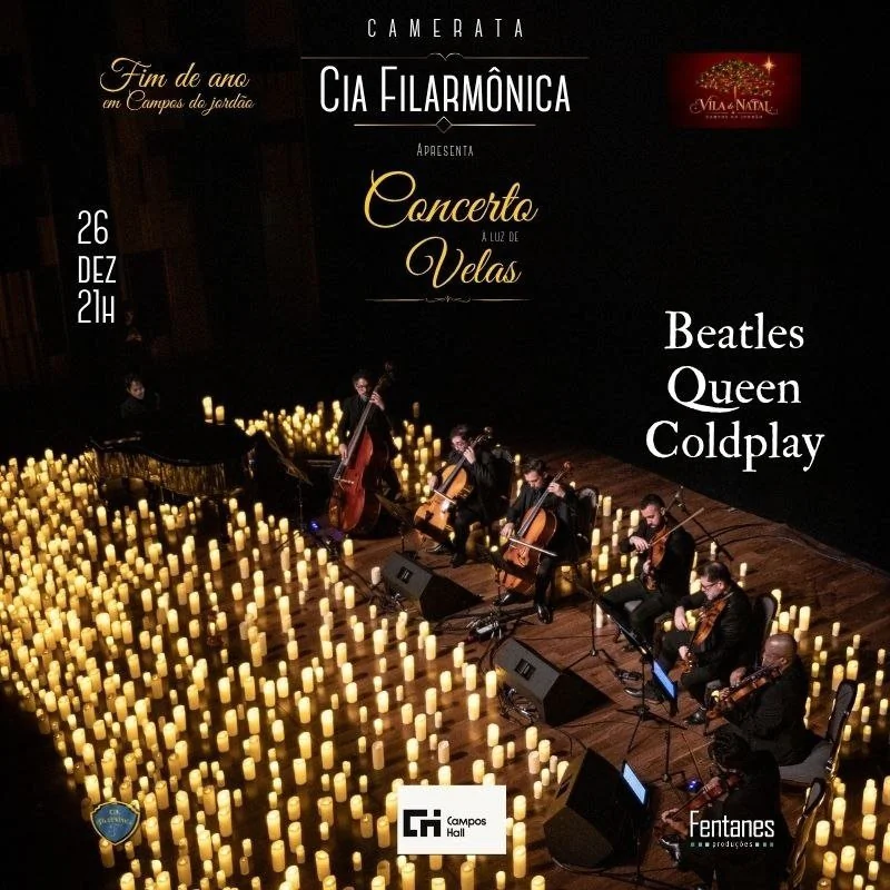 VILA DE NATAL - Concerto à Luz de Velas: Beatles, Queen & Coldplay