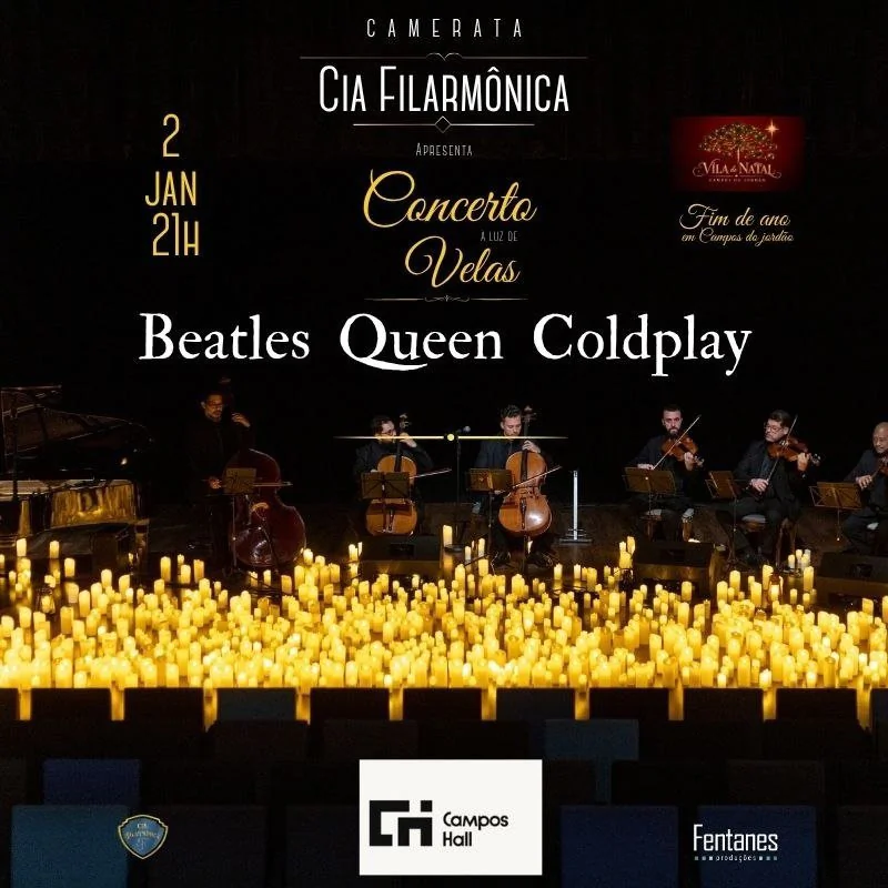 VILA DE NATAL - Concerto à Luz de Velas: Beatles, Queen & Coldplay