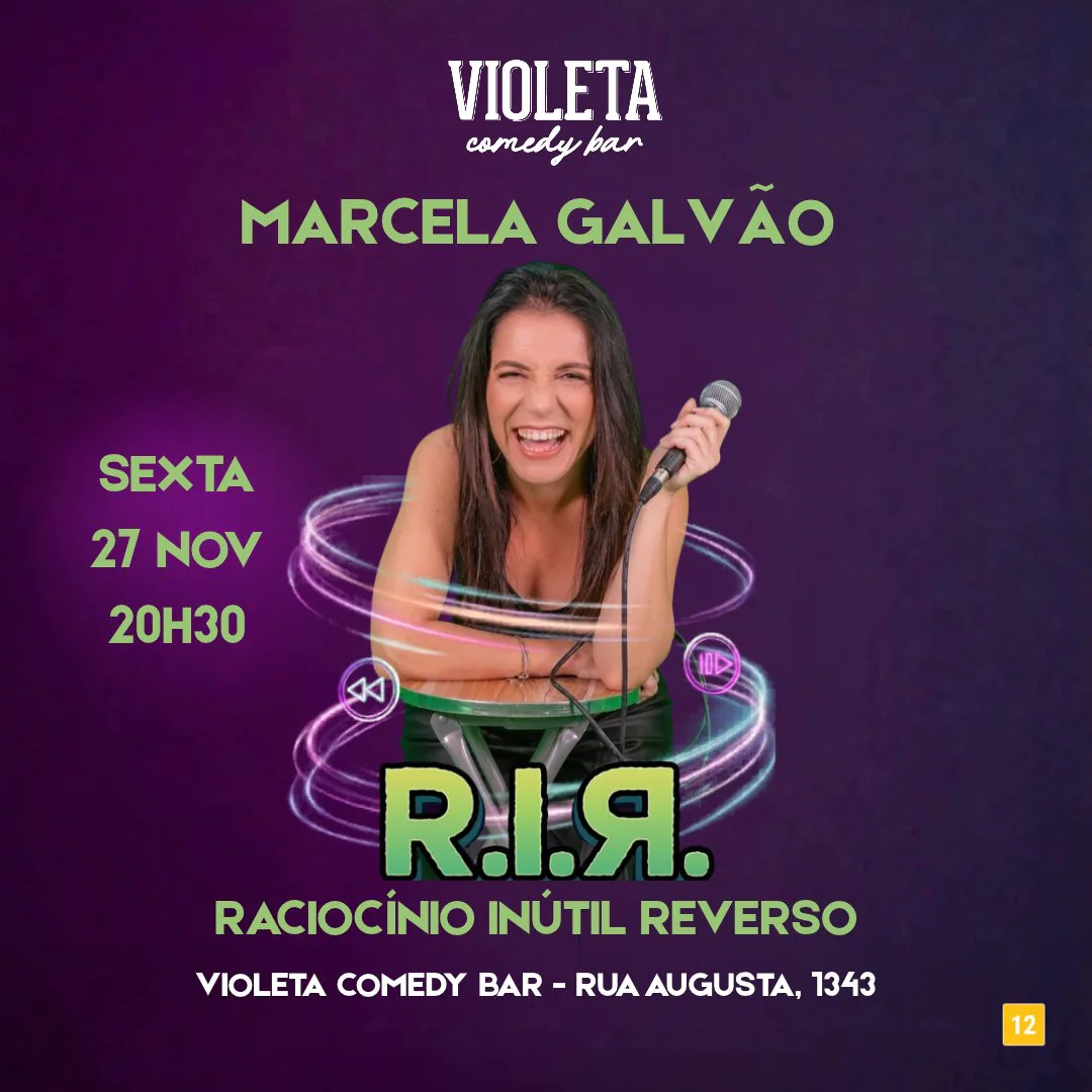MARCELA GALVÃO em R.I.R. – RACIOCÍNIO INÚTIL REVERSO