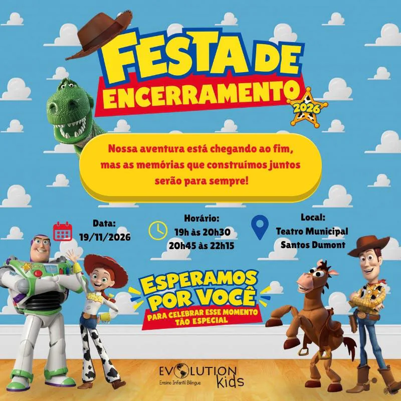 Festa de Encerramento - Evolution Kids