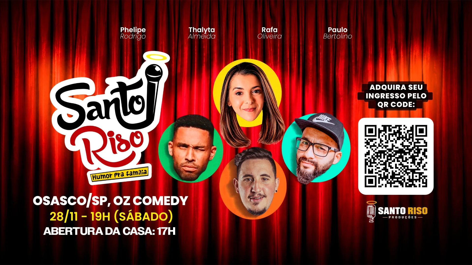 SANTO RISO EM OSASCO - HUMOR PRA FAMÍLIA
