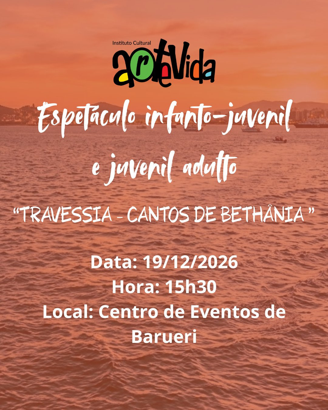 Espetáculo: "Travessia - Cantos de Bethânia"