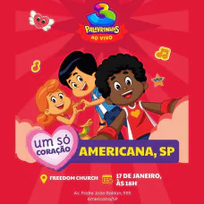 3 PALAVRINHAS EM AMERICANA - UM SÓ CORAÇÃO