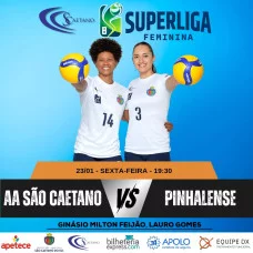 Jogo Superliga B Feminina de Vôlei - SCS X PINHALENSE