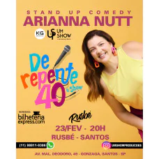 ARIANNA NUTT EM SANTOS com DE REPENTE 40
