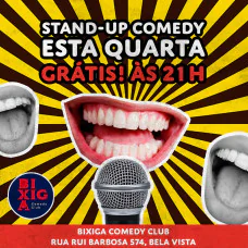 GRÁTIS - Quarta do Stand up Comedy - 21h