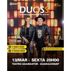 Duoss - Clássicos dos anos 70, 80 e 90 em Guarulhos