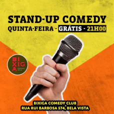 GRÁTIS - Quinta da Gargalhada 21h00 Stand Up Comedy