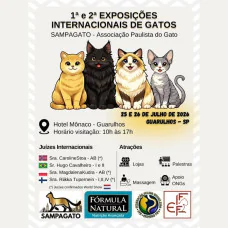 1ª e 2ª Exposições Internacionais de Gatos