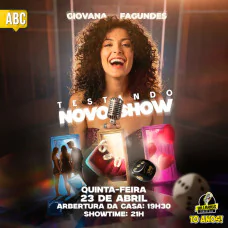 Giovana Fagundes - Testando Novo Show