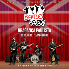 Beatles 4Ever em Bragança Paulista